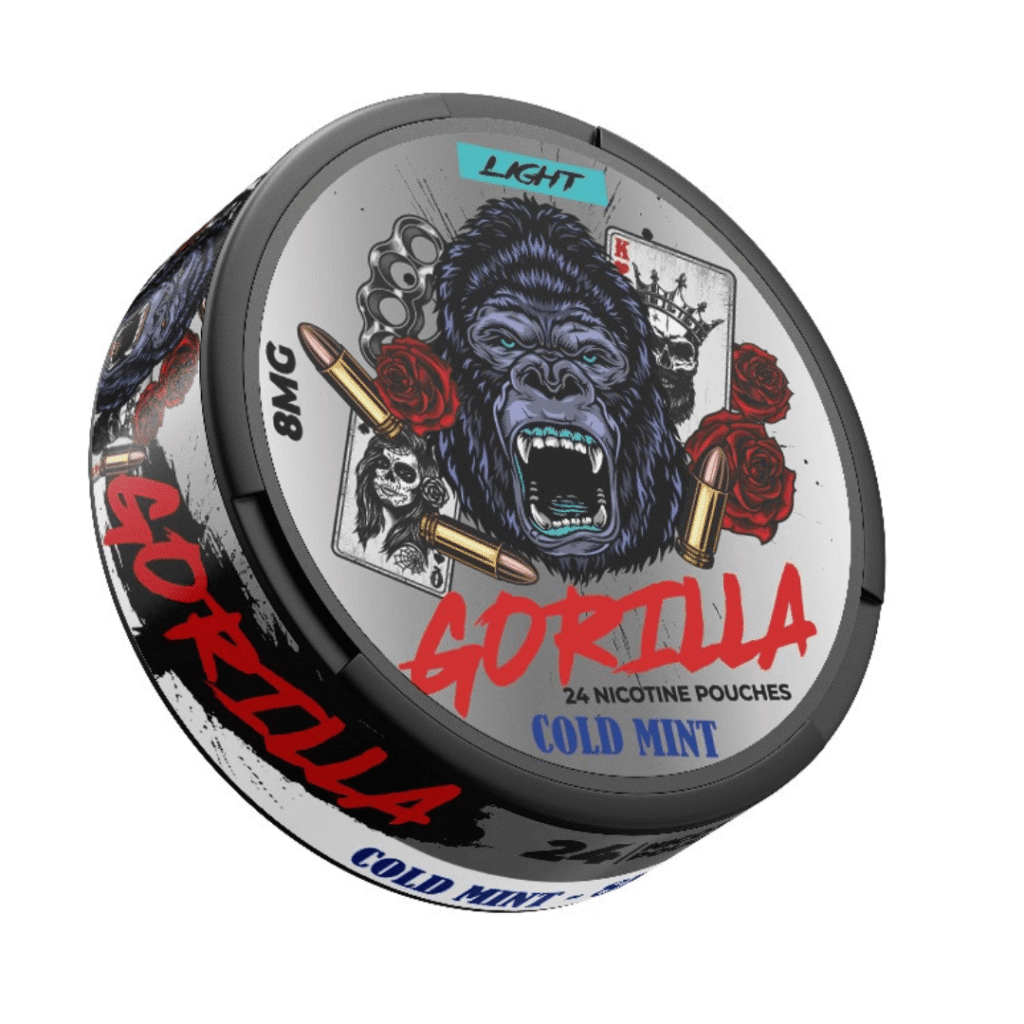 Gorilla-light-cold-mintNicotinePouches-1.png – Vape Wholesaler Egypt | Wholesale vape Egypt