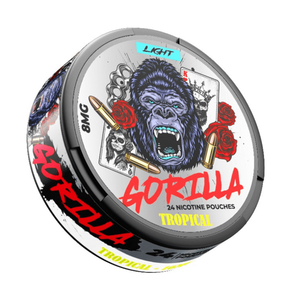 Gorilla-light-tropicalNicotinePouches.png – Vape Wholesaler Egypt | Wholesale vape Egypt