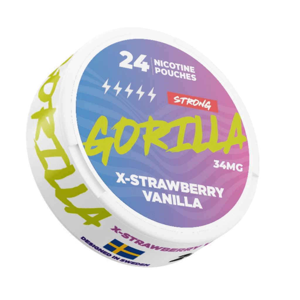 Gorilla-strong-x-strawberry-vanillaNicotinePouches-1.png – Vape Wholesaler Egypt | Wholesale vape Egypt