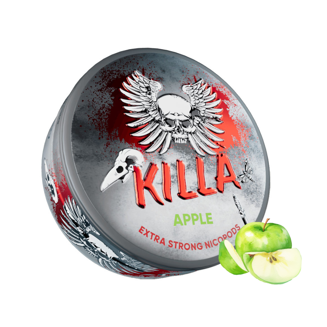 KILLA-Apple-Extra-Strong-Nicotine-Pouches-1.webp – Vape Wholesaler Egypt | Wholesale vape Egypt