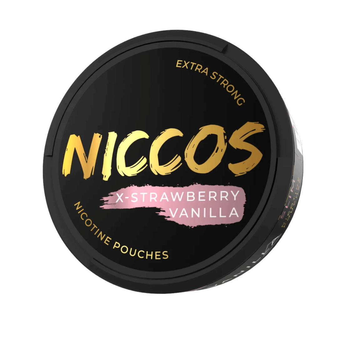 NICCOS-X-StrawberryVanilla-NicotinePouches-1.png – Vape Wholesaler Egypt | Wholesale vape Egypt
